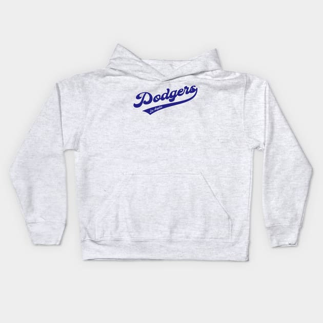 Los Angeles Dodgers Kids Hoodie by Cemploex_Art